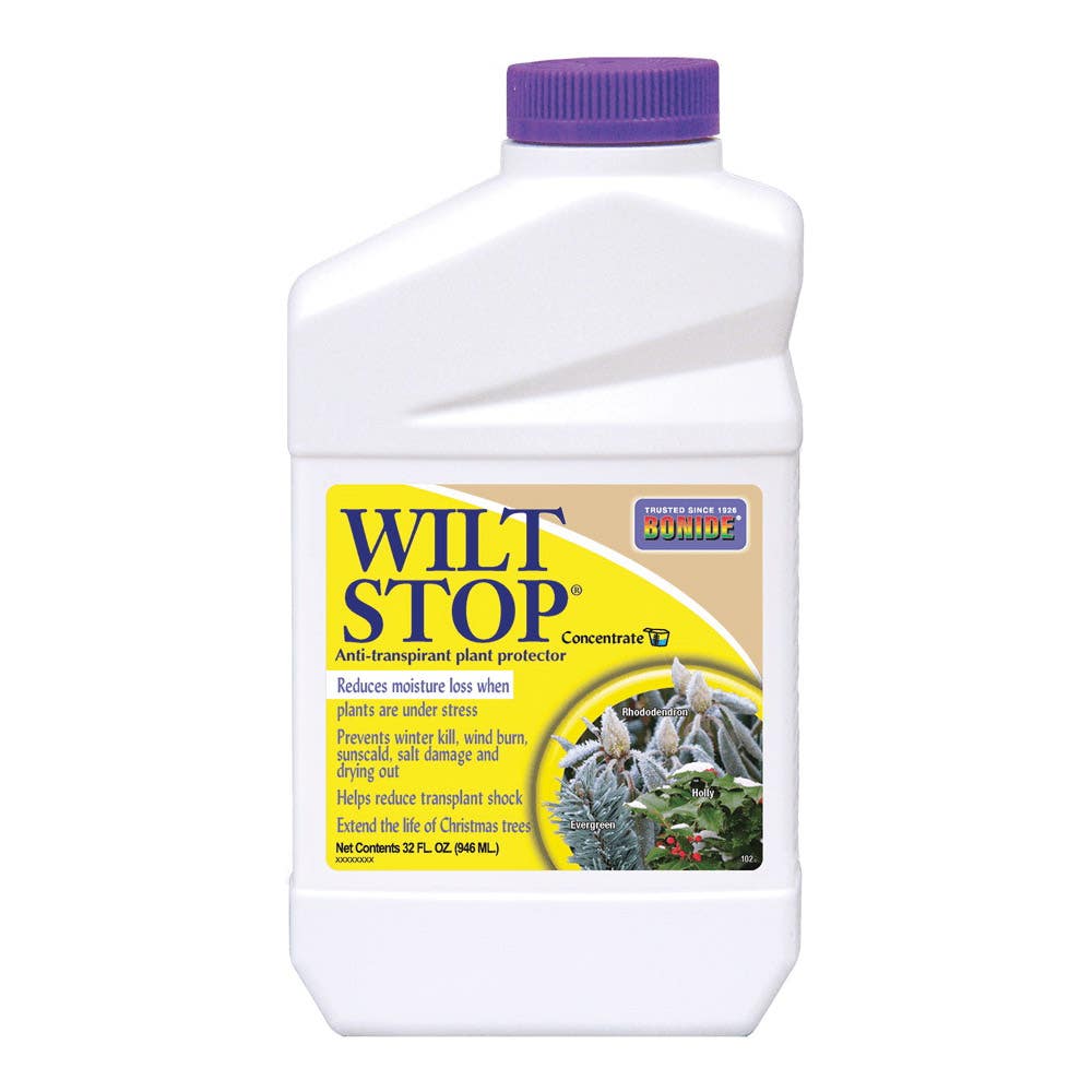Bonide Wilt Stop 102 Plant Protector Concentrate, Liquid, Slight Pine, White, 1 qt
