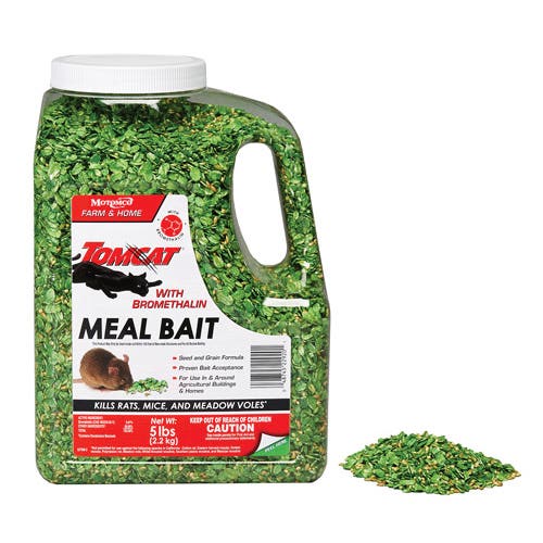 Tomcat Bromethalin Meal Bait, Granule, 5 lb, Jug