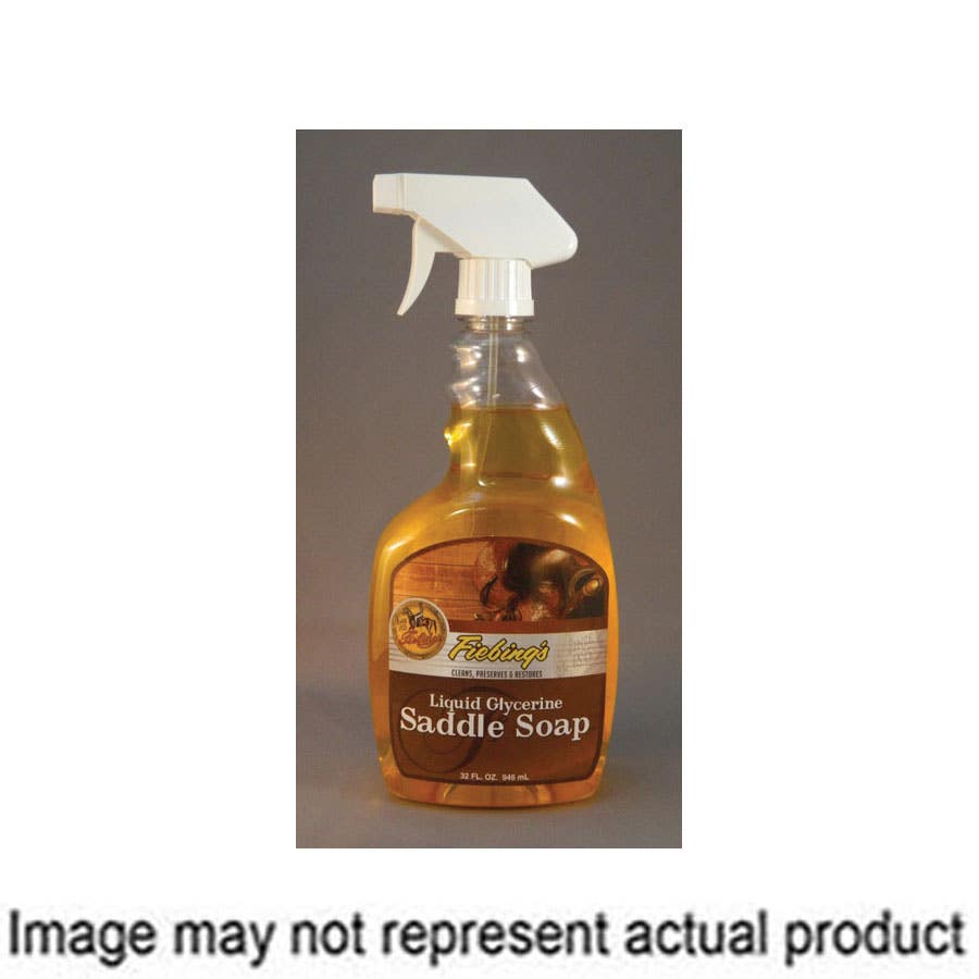 Fiebing's Glycerin Saddle Soap, Liquid, 16 oz Bottle