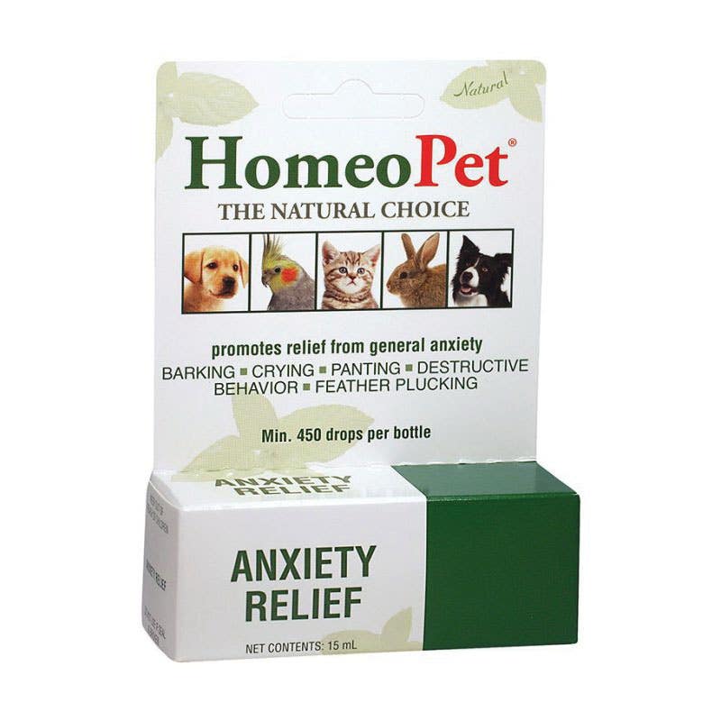 HomeoPet 14720 Anxiety Relief, Liquid, 15 mL Bottle