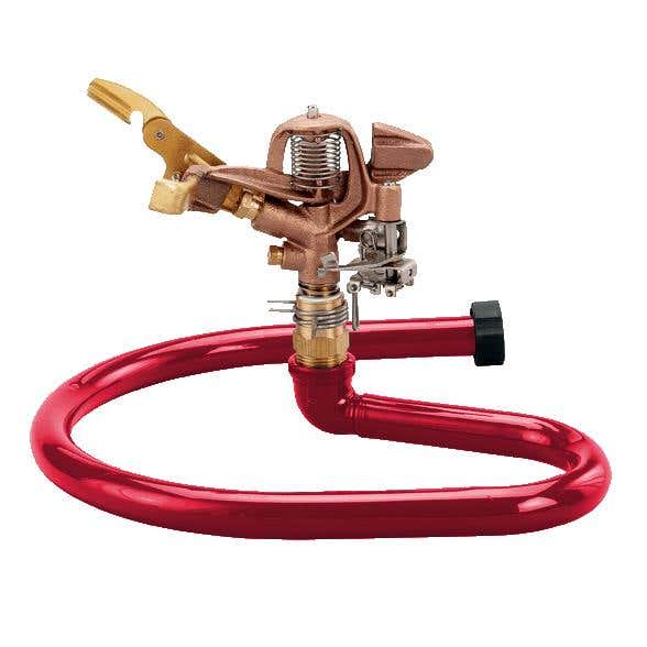 Orbit Impact Sprinkler with Ring Base, 3/4 in Connection, 20 to 45 ft, Spray Nozzle