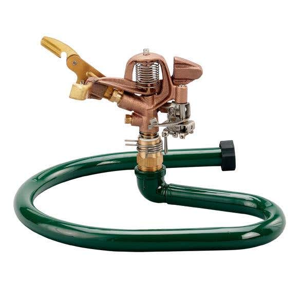 Orbit Impact Sprinkler with Ring Base, 3/4 in Connection, 20 to 45 ft, Spray Nozzle