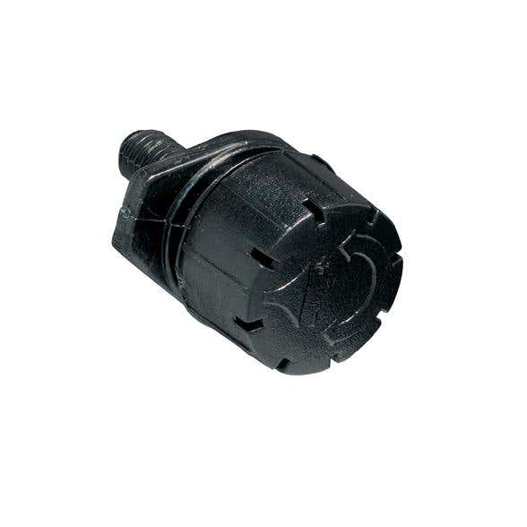 Orbit Multi-Stream Dripper, Adjustable, 1/4 in Connection, Threaded Barb, Full Circle, 1 to 16 gph gph