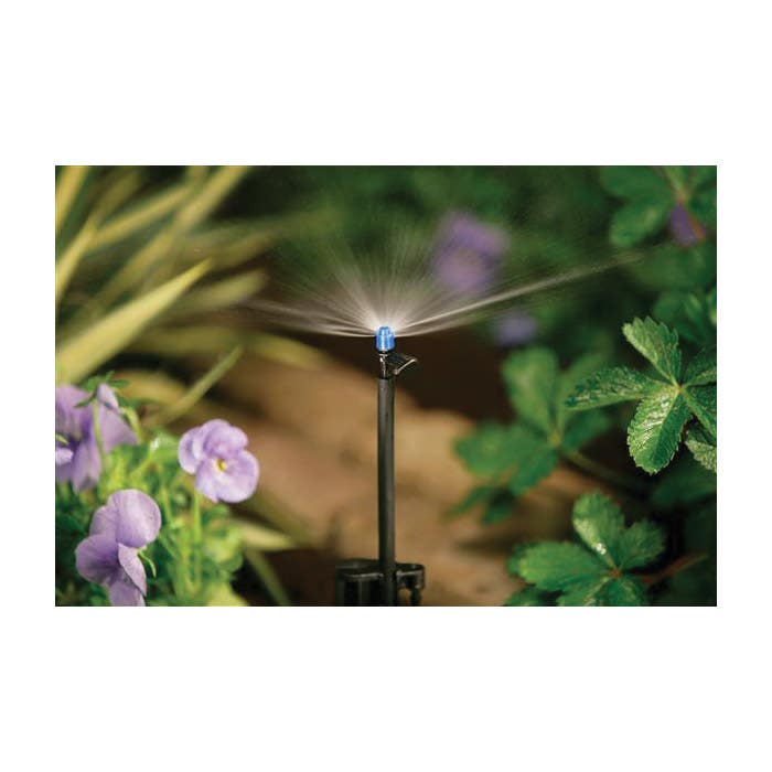 Orbit Low-Volume Sprinkler, 1/4 in Connection, Threaded, 5 to 10 ft, Half Circle, Plastic