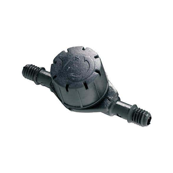 Orbit Dripper/Emitter, Adjustable, In-Line, 1 to 16 gph gph, Black