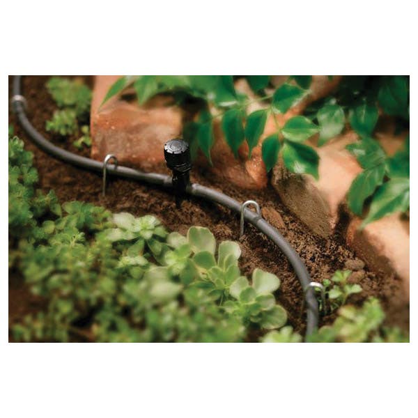 Orbit Drip Distribution Tubing, 1/4 in ID, 50 ft L, Polyethylene, Black