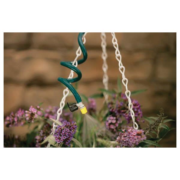 Orbit Misting Sprinkler with Flexible Memory, 1/4 in Connection, Full, 25 psi Pressure, 0.5 to 8 gph, Green