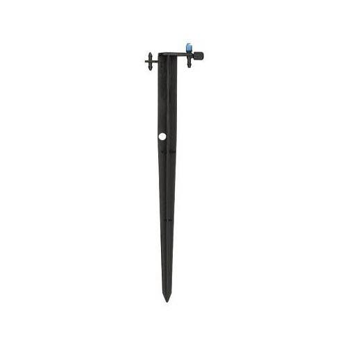 Orbit Sprinkler with Stake, 1/4 in Connection, Barb, 5 to 10 ft, Half Circle, Plastic