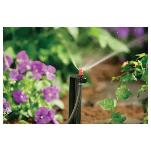 Orbit Sprinkler with Stake, 5 to 10 ft, Quarter Circle, Plastic