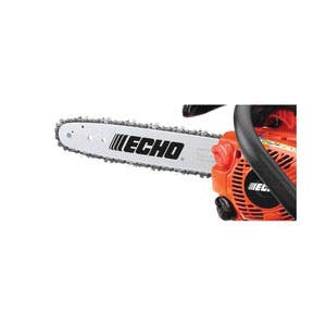 Echo CS-271T Chainsaw, Gas, 26.9 cc Engine Displacement, 2-Stroke Engine, 12 in L Bar, 3/8 in Pitch, Black/Orange