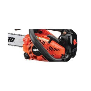 Echo CS-271T Chainsaw, Gas, 26.9 cc Engine Displacement, 2-Stroke Engine, 12 in L Bar, 3/8 in Pitch, Black/Orange