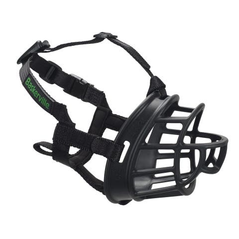 The Company of Animals Baskerville Ultra Muzzle, #3, Strap Fastening, Black