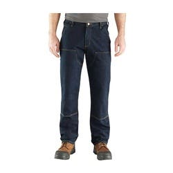 Carhartt 103329-491-34X30 Utility Jeans, 34 in W, 30 in L, Erie, Relaxed Fit, Stretchable