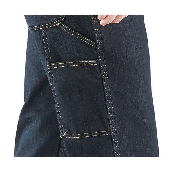 Carhartt 103329-491-36X34 Utility Jeans, 36 in W, 34 in L, Erie, Relaxed Fit, Stretchable