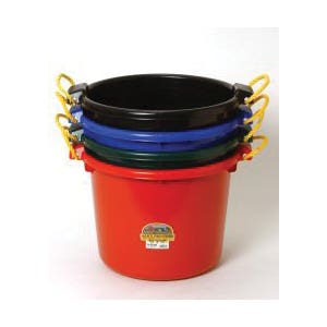 Little Giant PSB70RED Muck Tub, 70 qt Volume, HDPE, Red
