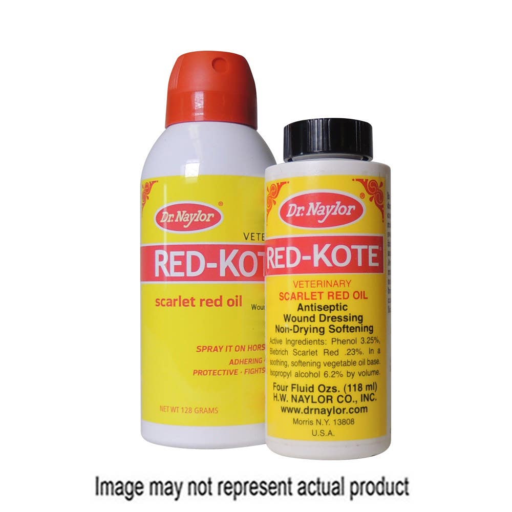 Dr. Naylor RKD Red-Kote Antiseptic Oil, Liquid, Characteristic, 4 oz Dauber Bottle