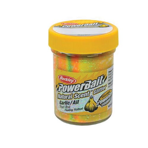 Berkley Natural Glitter Trout Bait, Rainbow Bait