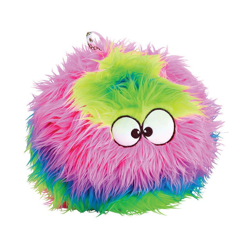 godog 73739 Dog Toy, L, Furballz, Rainbow