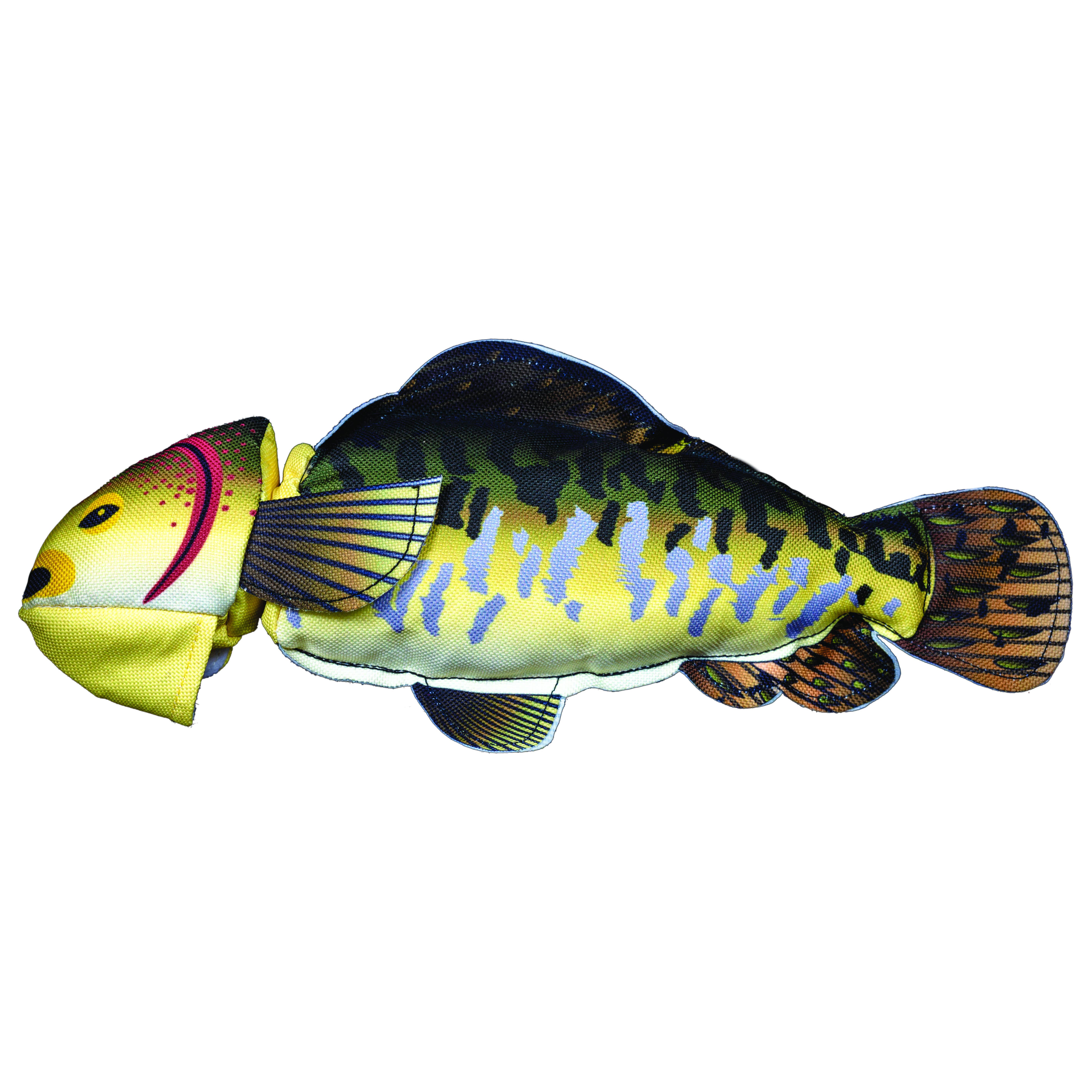 Spunky Pup 2042 Dog Toy, Fetch Toy, Fly and Fish, Cotton/Nylon