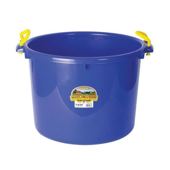 Little Giant PSB70BLUE Muck Tub, 70 qt Volume, Polyethylene, Blue