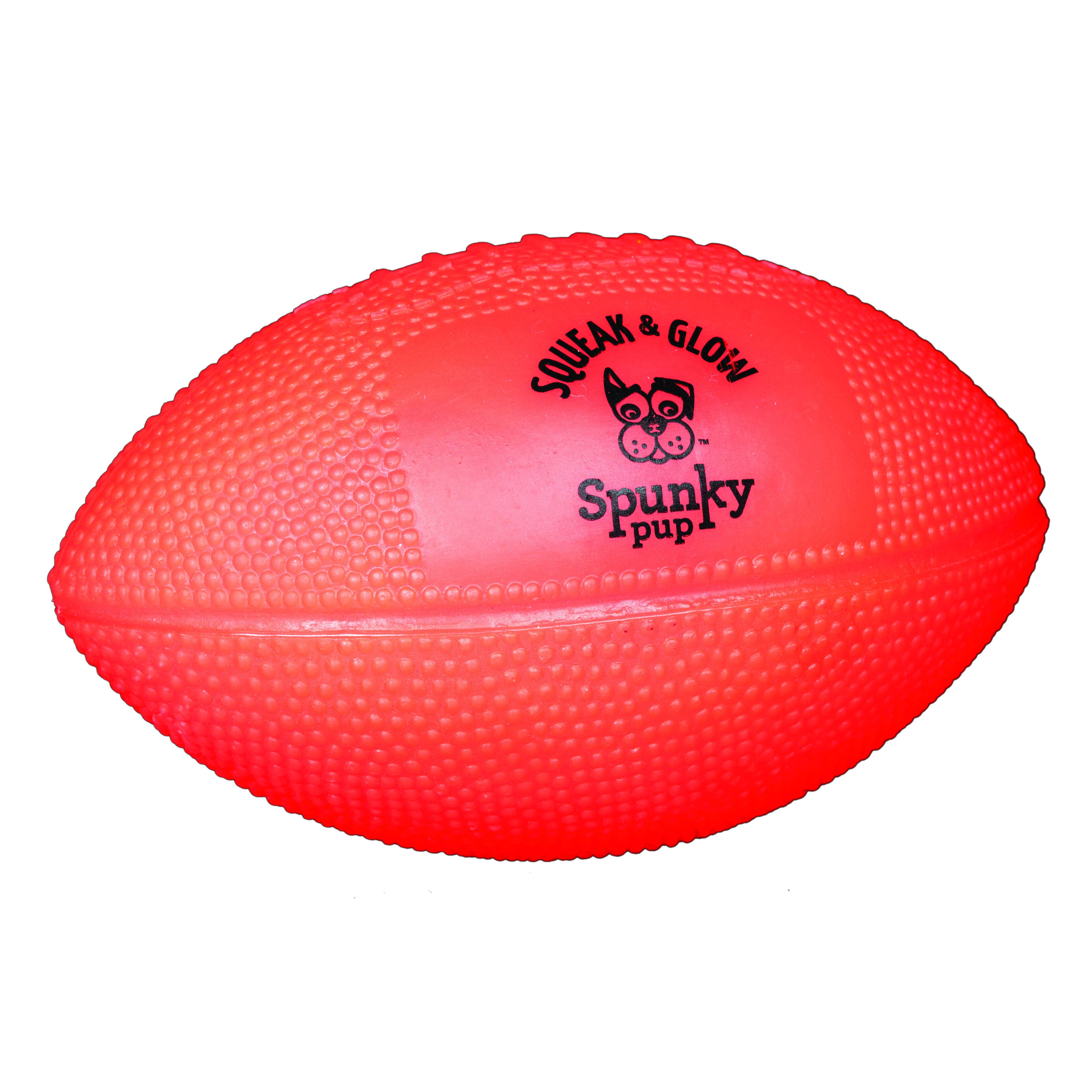 Spunky Pup 1962 Dog Toy, L, Squeaker Toy, Football