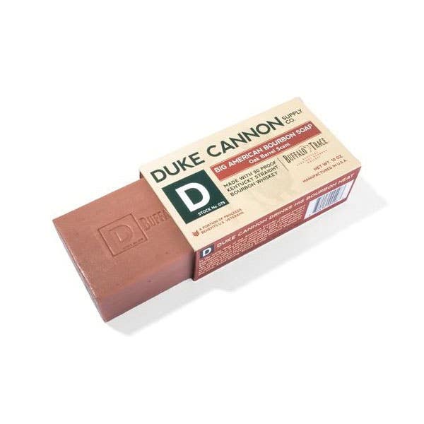 Duke Cannon Buffalo Trace Bourbon Bar Soap, Oak Barrel, 10 oz