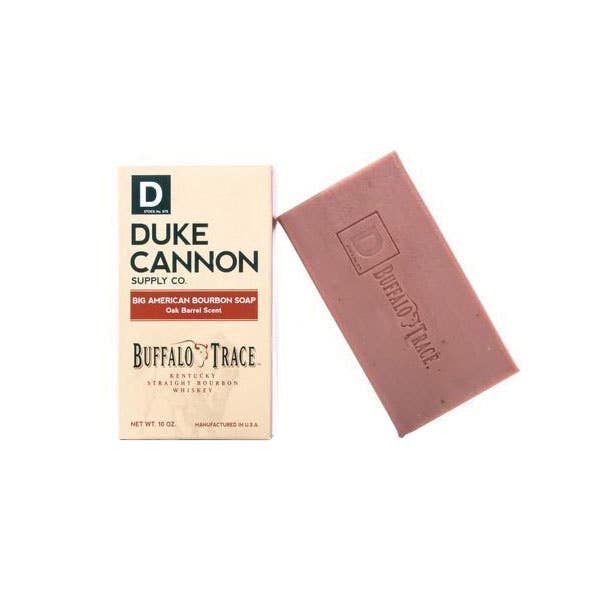 Duke Cannon Buffalo Trace Bourbon Bar Soap, Oak Barrel, 10 oz