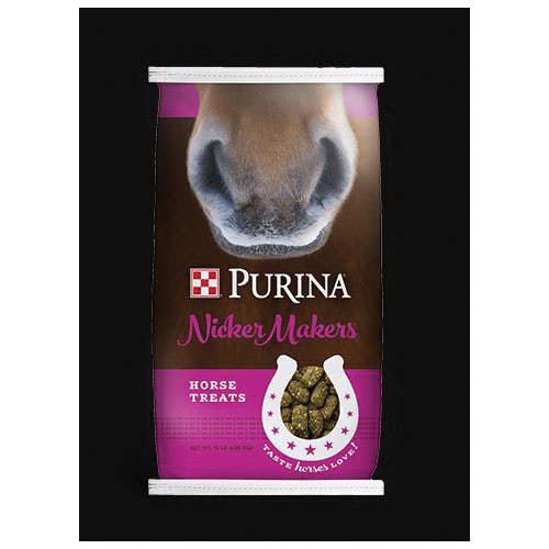 Purina Nicker Makers 3003256-746 Horse Treat, Extruded, 3.5 lb Bag
