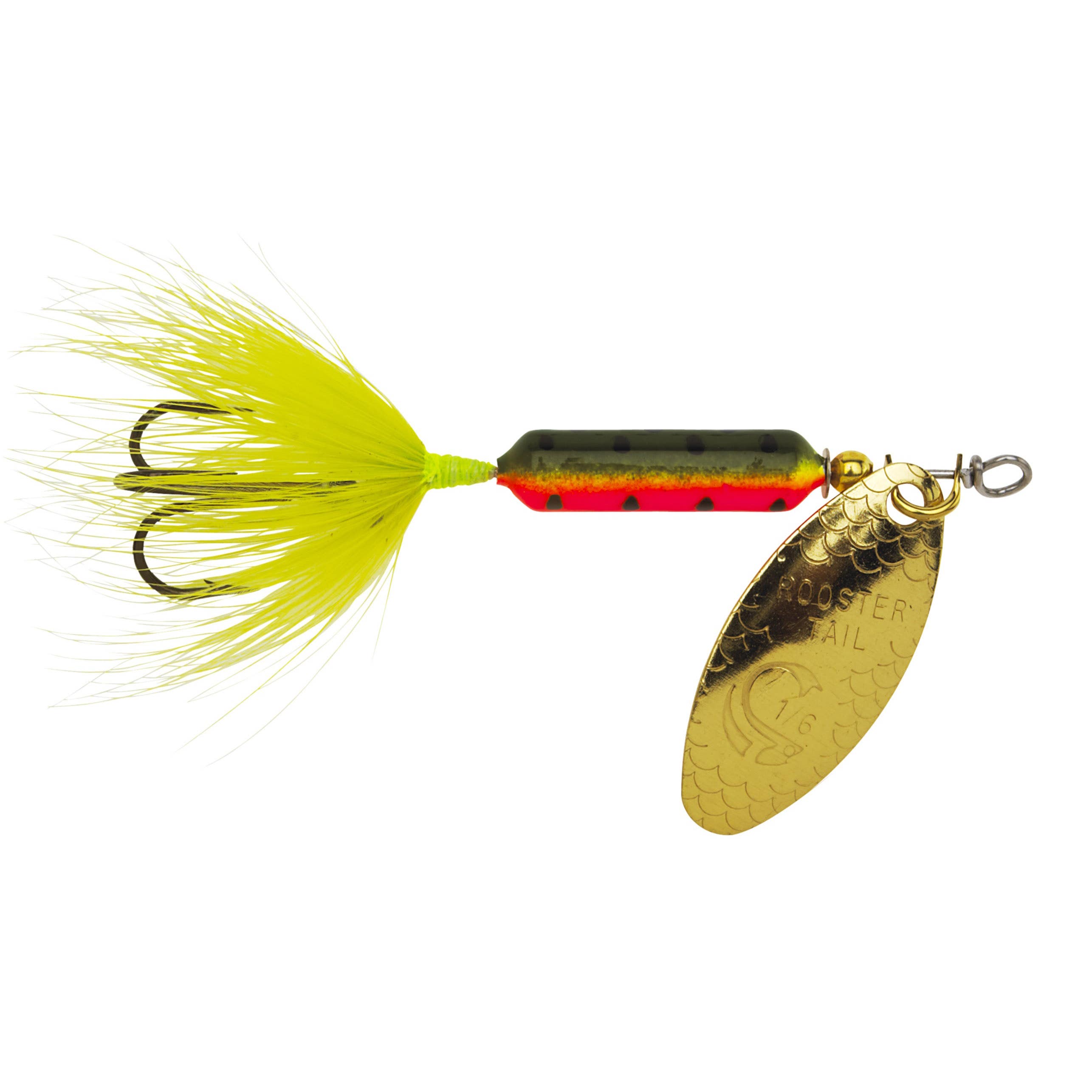 Rooster Tail Spinner Lure, Fire Tiger Lure