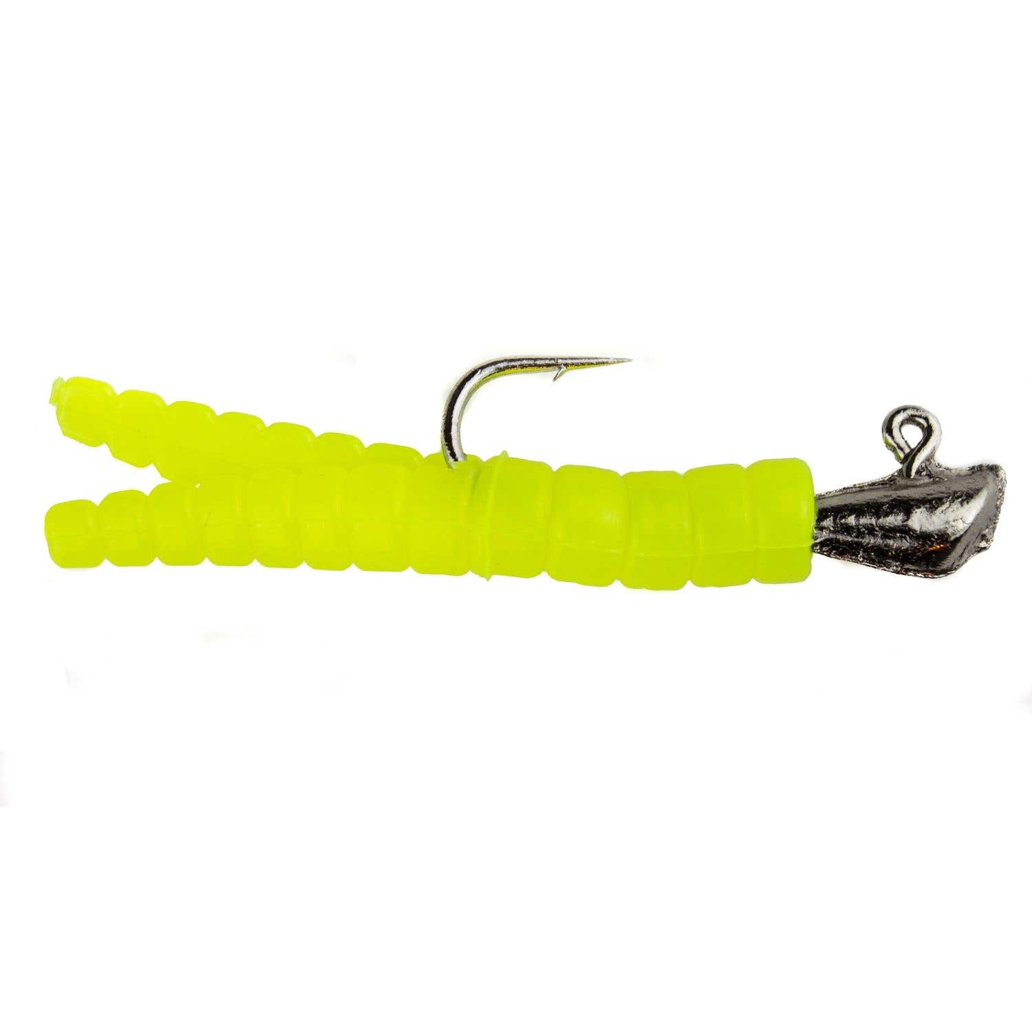 Trout Magnet Soft Bait Kit Bass Panfish Chartreuse