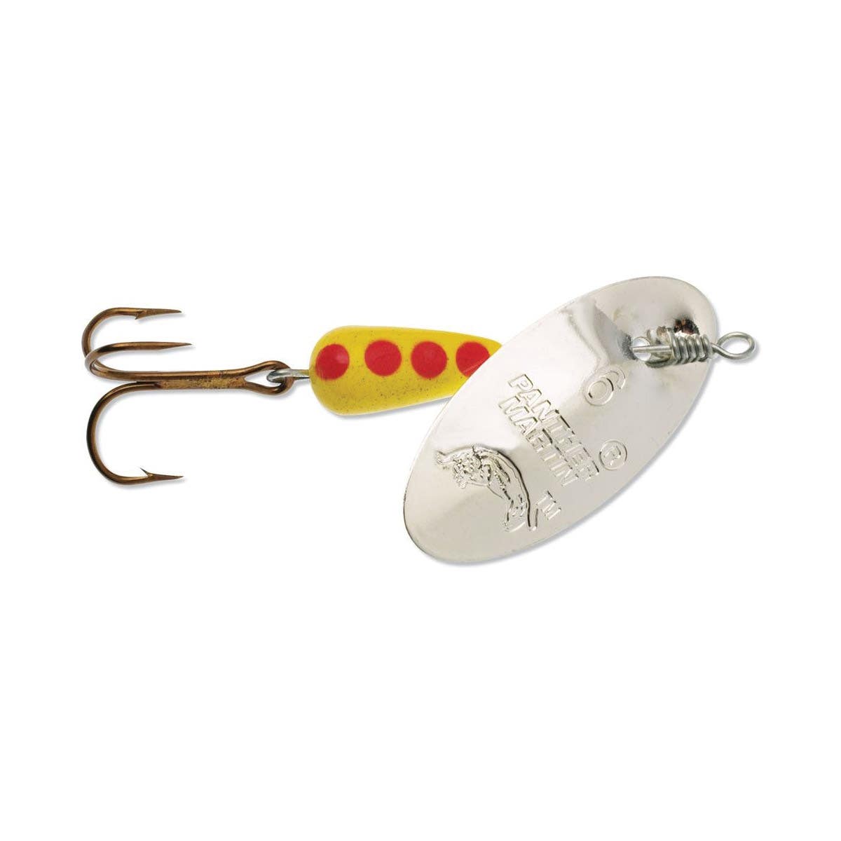Panther Martin Classic Regular Spinner, #2, Silver Bait, 0.062 oz Weight