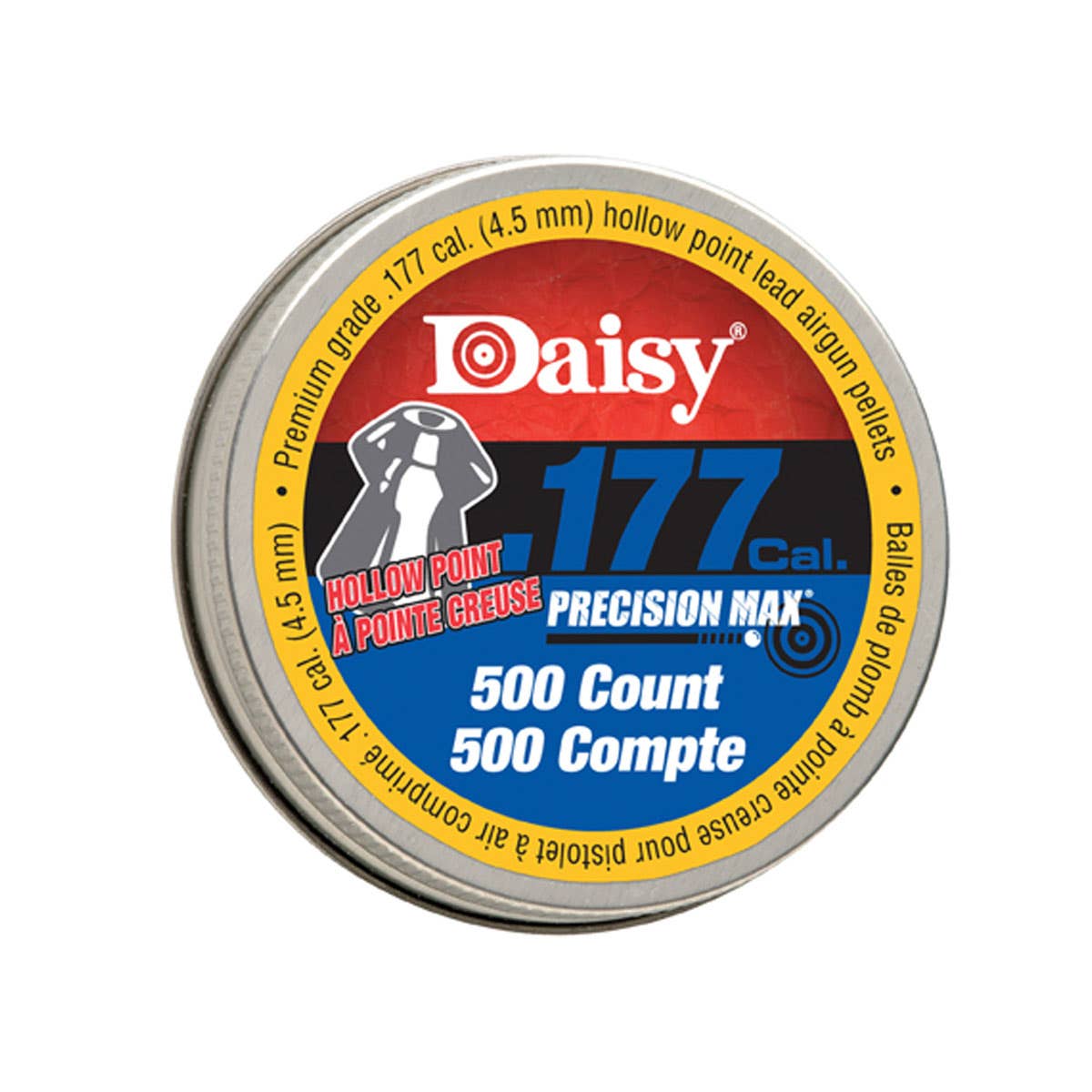 Daisy PrecisionMax Series Pellet, 0.177 Caliber/Gauge, 7.56 Grains