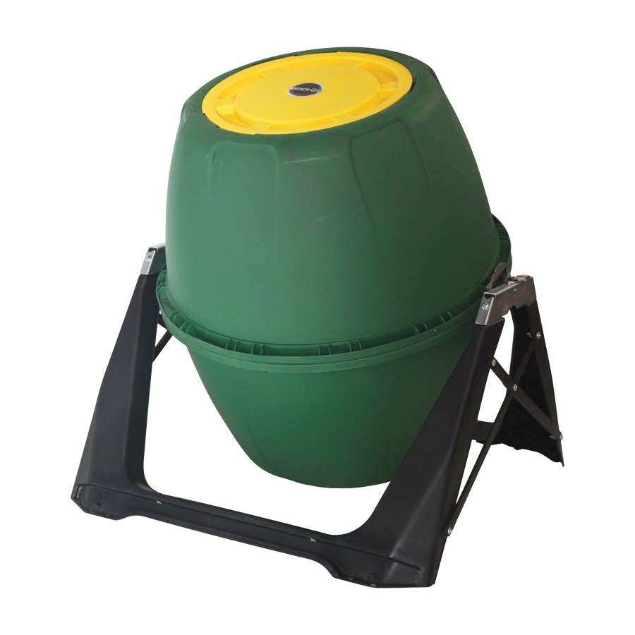 Miracle-Gro Tumbling Composter, 48 gal Capacity, Polypropylene, Black