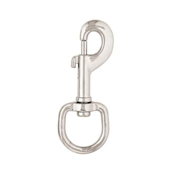 Weaver Leather Swivel Snap, Zinc, Nickel