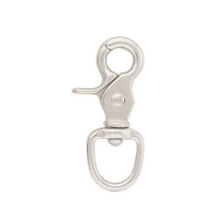 Weaver Leather Scissor Snap, Round, Zinc, Nickel, 1/2 inch