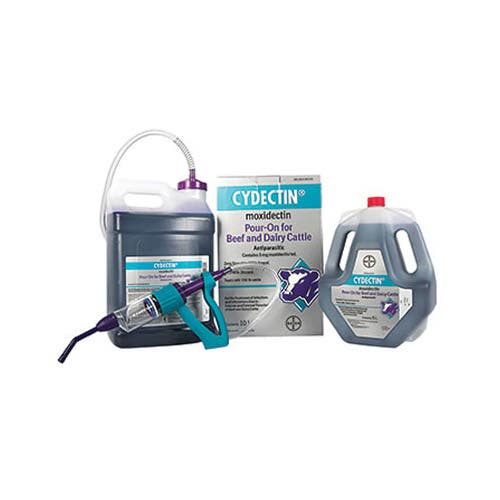 Cydectin FRK45 Pour-On, Oily, Characteristic Aromatic, Dark Violet, 1 L Bottle