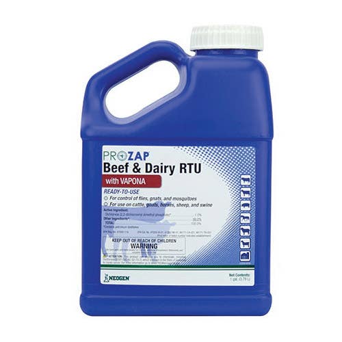 Prozap 1147010 Beef and Dairy RTU, Liquid, Clear/Pale Amber, Aromatic Solvent, 1 gal