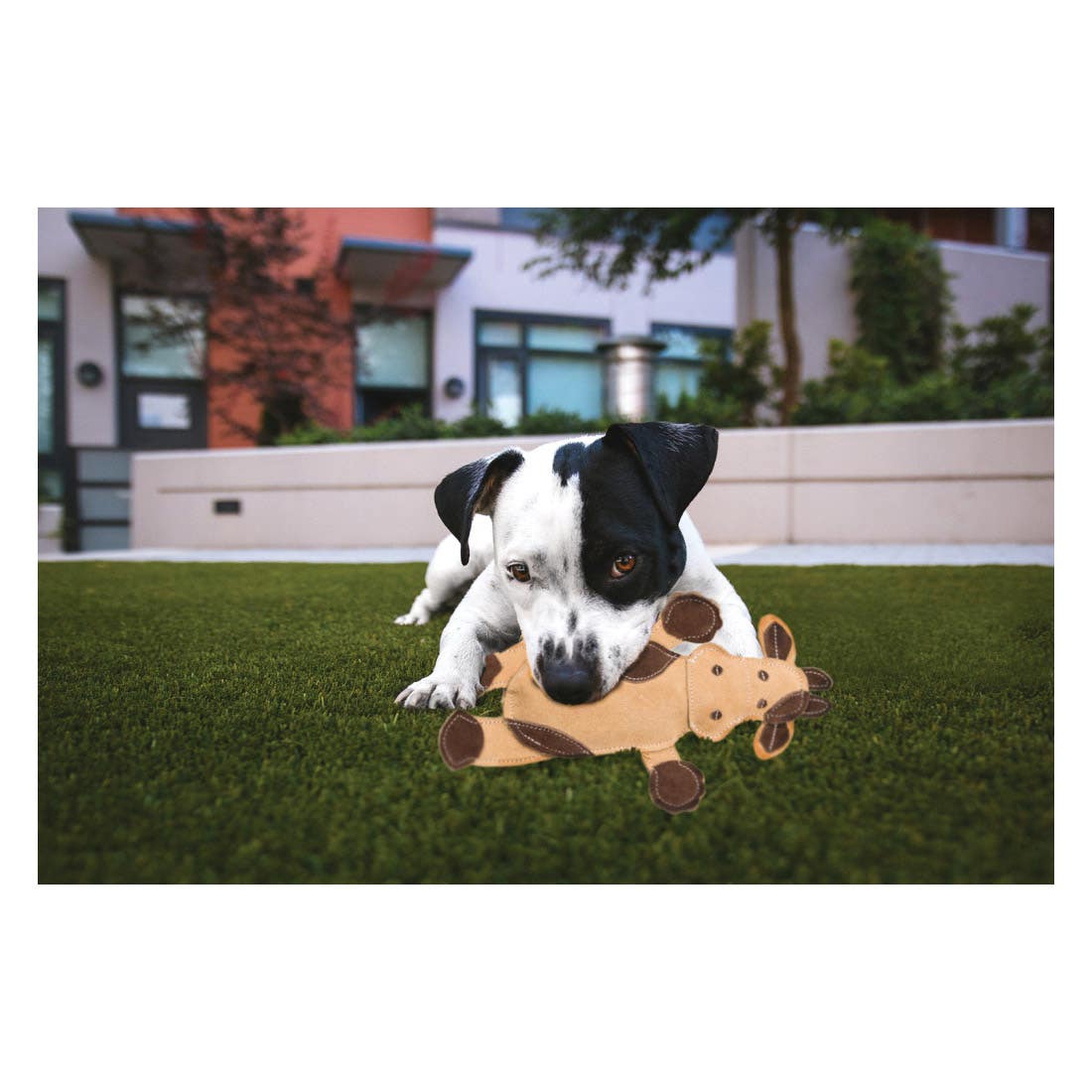 Spot Dura-Fused Dog Toy, Barnyard, Leather, Brown