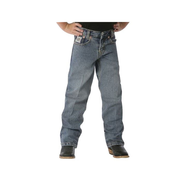 Cinch White Label Jeans, Boy's, 8, 24 to 25 in, 25 to 26 in L, Light Stonewash, Straight, Regular