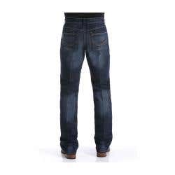 Cinch Ian Series MB65436001-35X36 Jeans, 35 in Waist, 36 in L Inseam, Dark Stonewash, Bootcut, Slim Fit, Stretchable