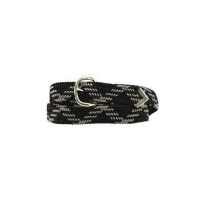 Nocona Men's Wooven Braided Belt, Nylon, Black/Gray