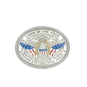 M&F Western Products Oval Belt Buckle