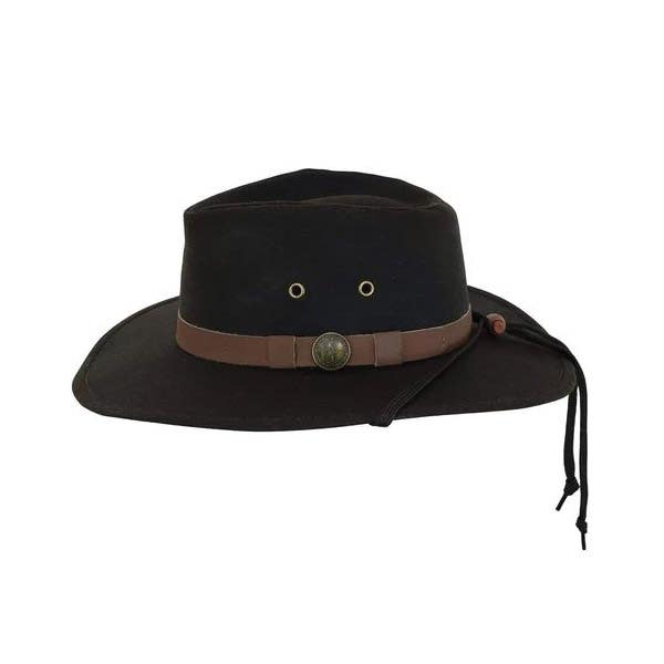Outback Trading Company 1480-BLK-SM Kodiak Hat, Men's, S, Cotton, Black
