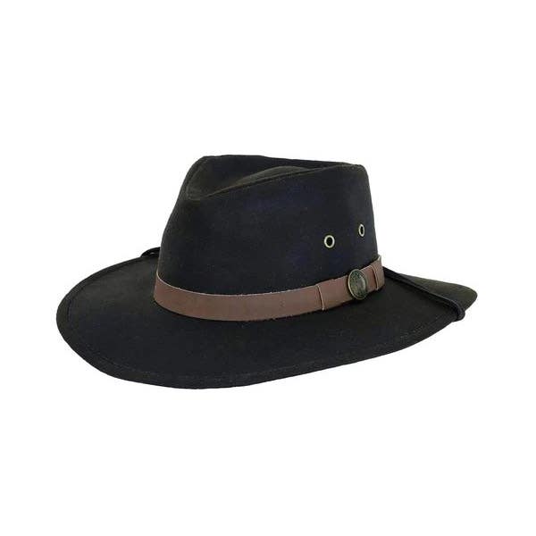 Outback Trading Company 1480-BLK-SM Kodiak Hat, Men's, S, Cotton, Black