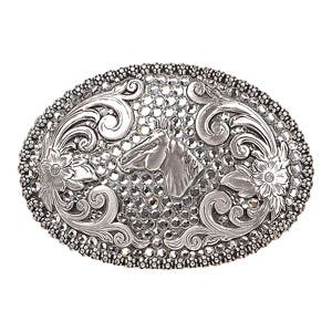 Nocona Oval Belt Buckle