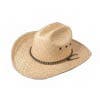 Broner Cattleman Hat, Women's, Palm Leaf, Natural