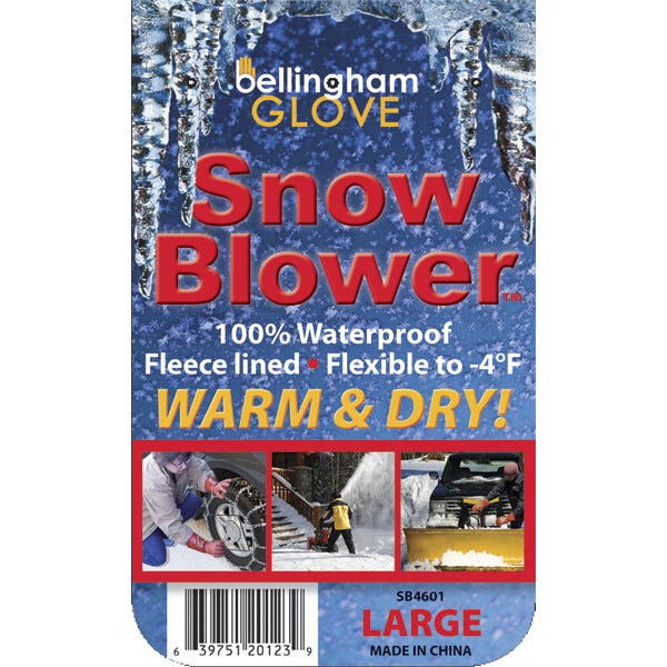 Bellingham SB4601XL Liquid-Proof Insulated Gloves, XL, Orange