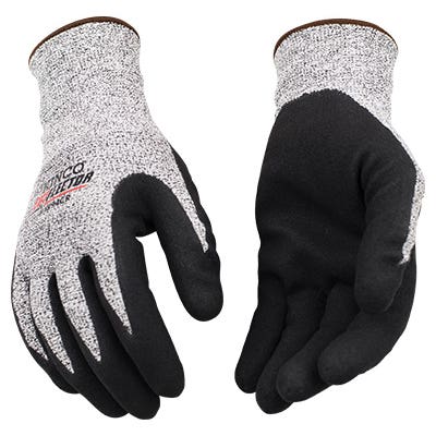 Cutflector 1894CR-M Safety Gloves, Men's, M, Knit Wrist Cuff, Nitrile, Gray