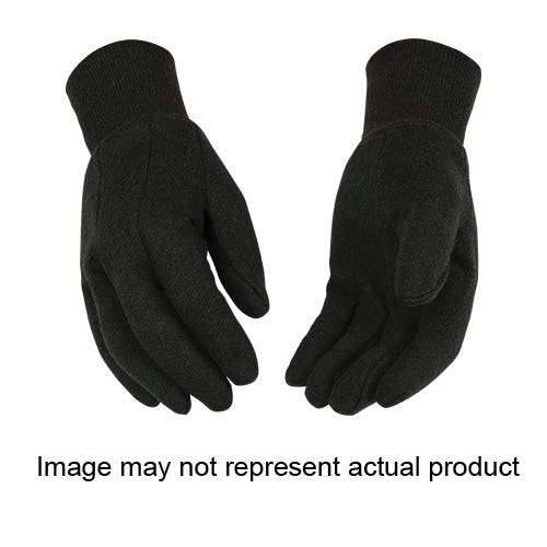Kinco 820-S Safety Gloves, Men's, S, Straight Thumb, Knit Wrist Cuff, Jersey, Brown, Clute Cut