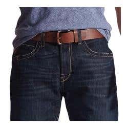 Ariat Edge Rebar M4 Series Jeans, 30 in, 34 in L, Bodie, Bootcut, Relaxed, Stretchable